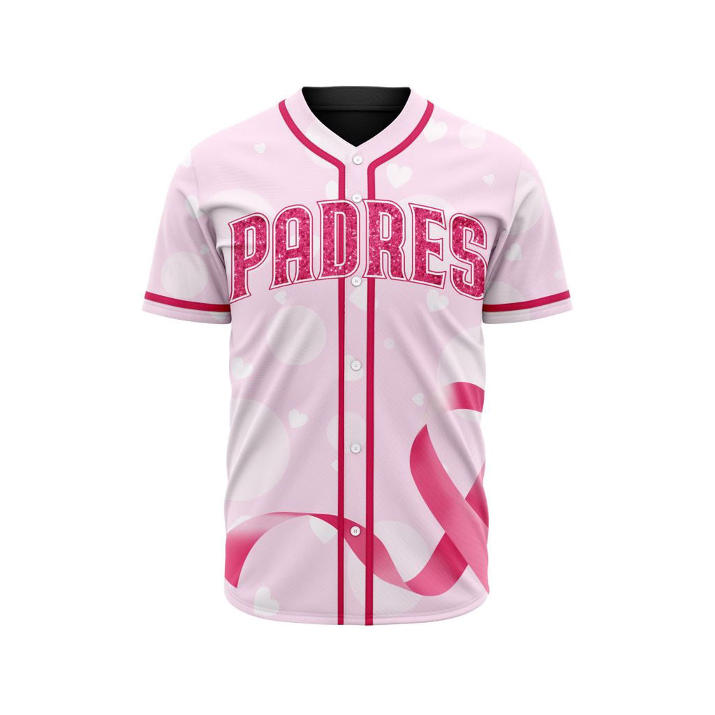 MLB San Diego Padres Special Pink Design Fight Breast Cancer Baseball Jersey Gift for Men Women - Bafud