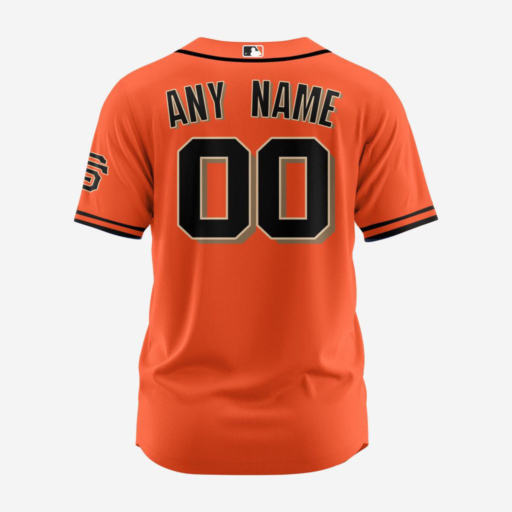 MLB San Francisco Giants Personalized Alternate Baseball Jersey - Bafud