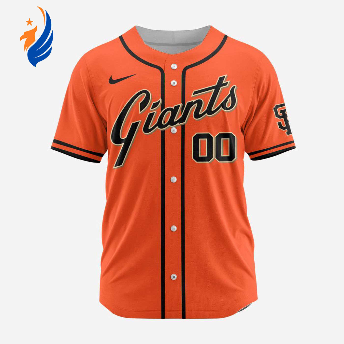 MLB San Francisco Giants Personalized Alternate Baseball Jersey - Bafud