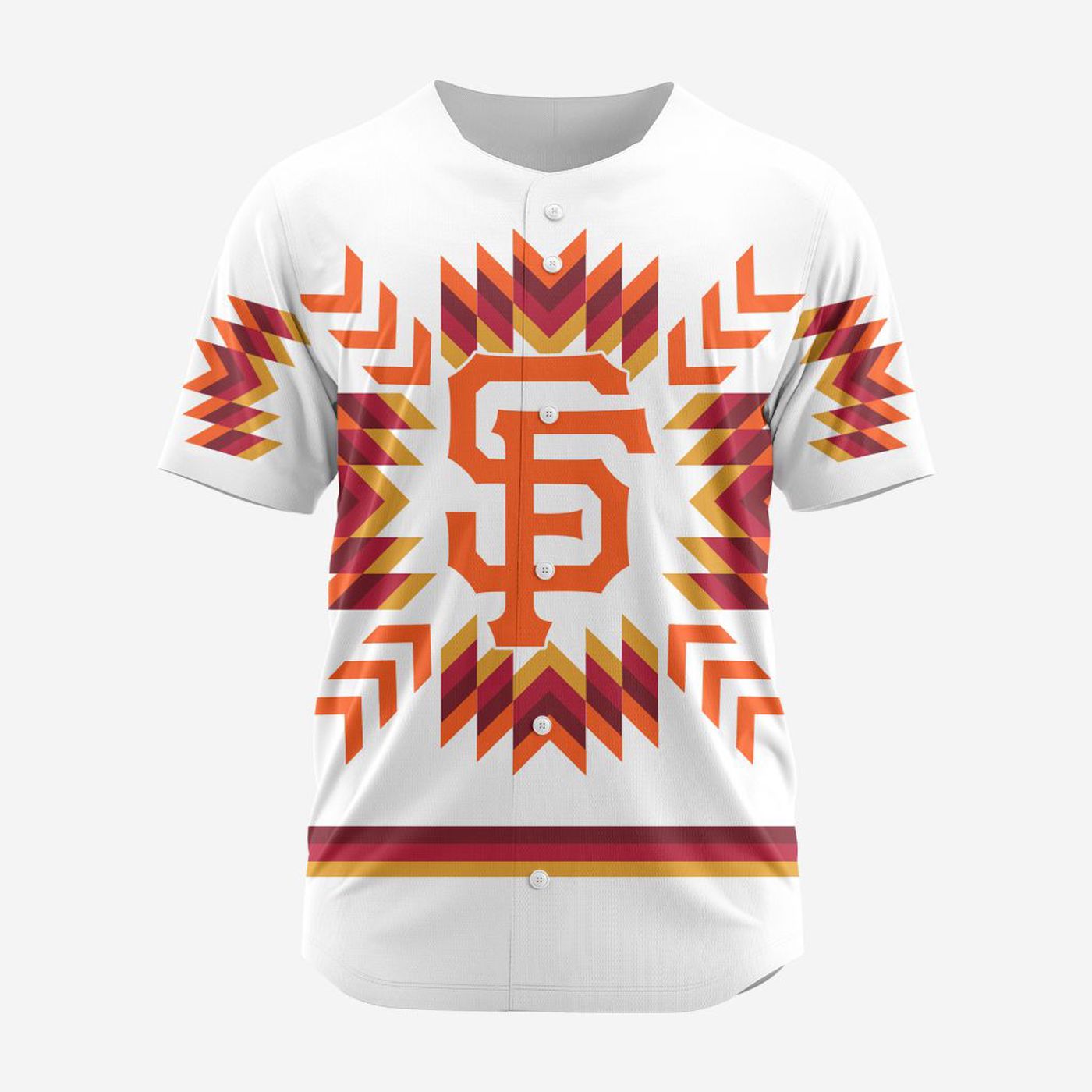 MLB San Francisco Giants Special Native Design Baseball Jersey Gift for Men Women - Bafud