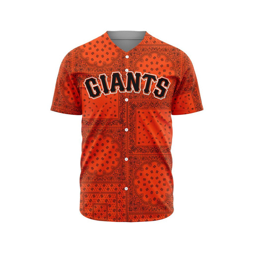 MLB San Francisco Giants Special Paisley Design Baseball Jersey Gift for Men Women - Bafud