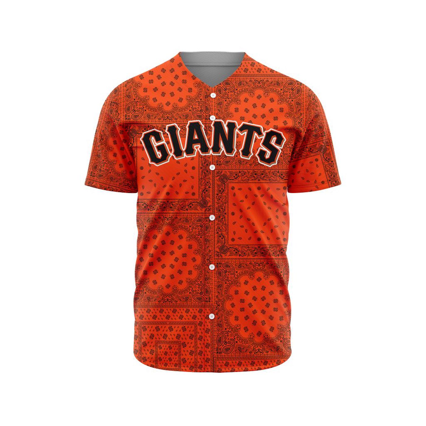 MLB San Francisco Giants Special Paisley Design Baseball Jersey Gift for Men Women - Bafud