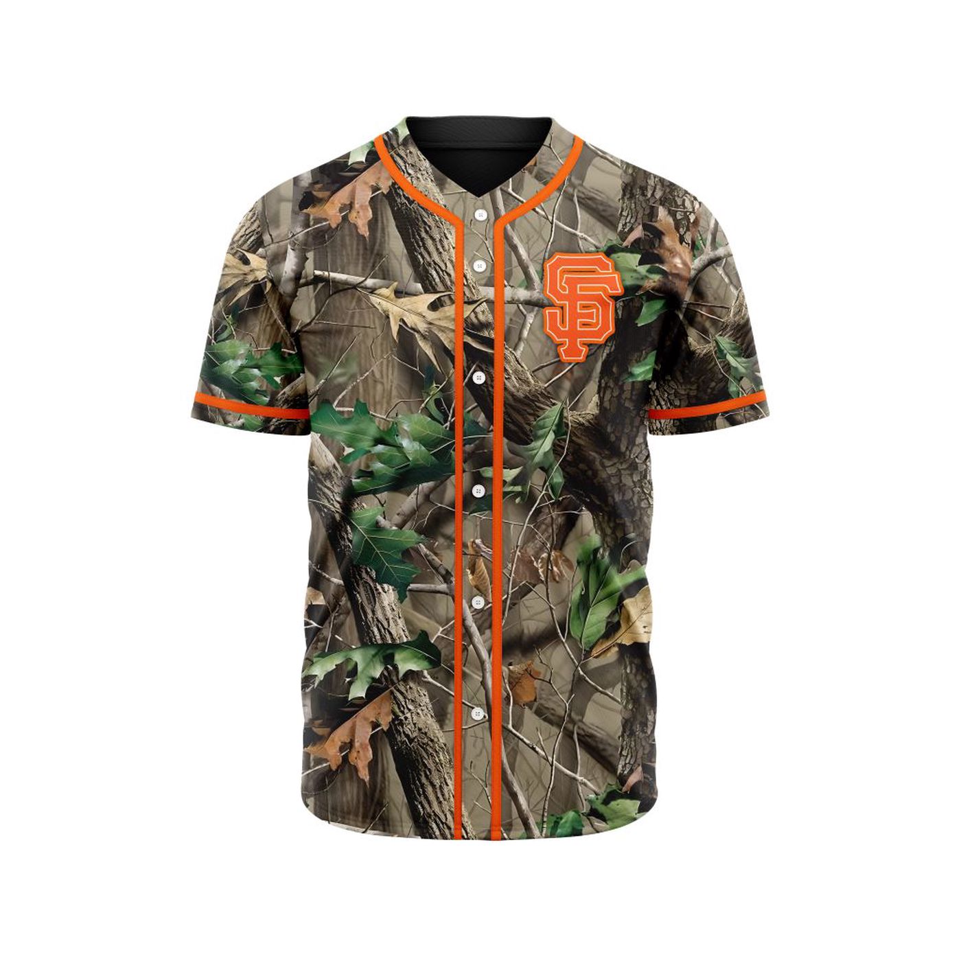 MLB San Francisco Giants Special Realtree Camo Hunting Baseball Jersey Gift for Men Women - Bafud