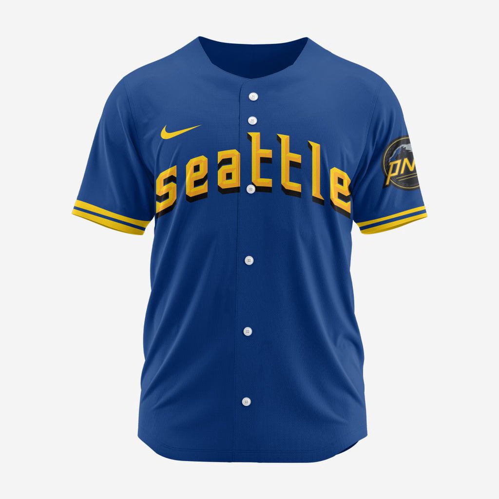 MLB Seattle Mariners Personalized 2024 City Connect Baseball Jersey Design - Bafud