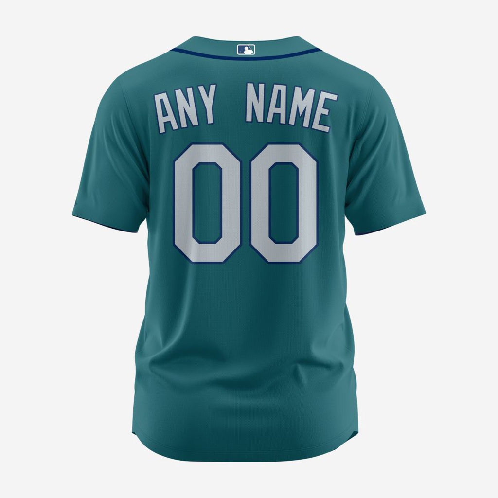 MLB Seattle Mariners Personalized Alternate 02 Baseball Jersey - Bafud