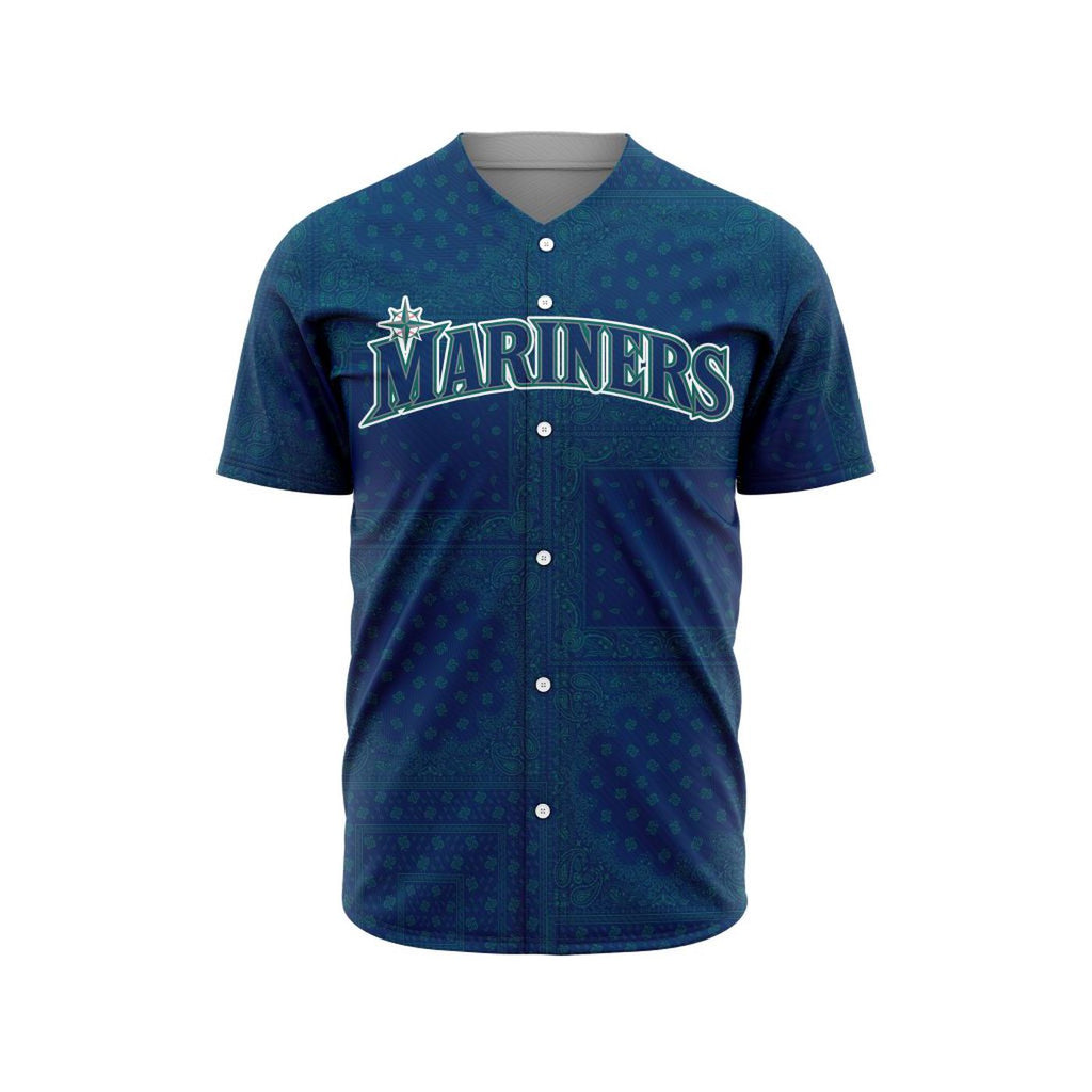 MLB Seattle Mariners Special Paisley Design Baseball Jersey Gift for Men Women - Bafud