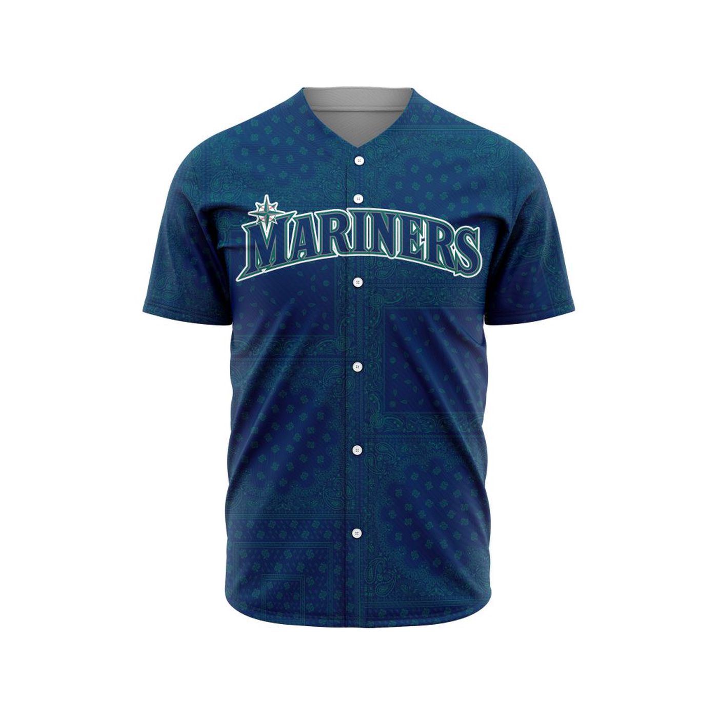 MLB Seattle Mariners Special Paisley Design Baseball Jersey Gift for Men Women - Bafud