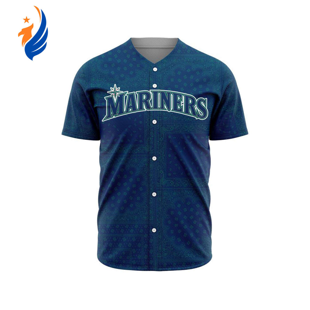 MLB Seattle Mariners Special Paisley Design Baseball Jersey Gift for Men Women - Bafud