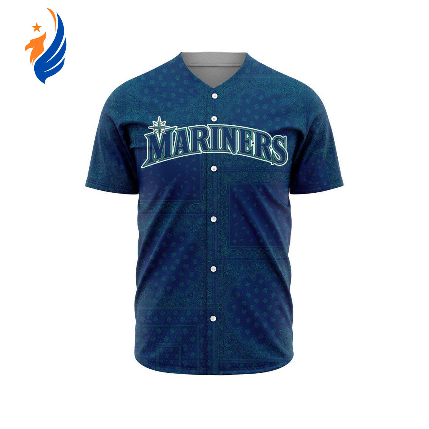 MLB Seattle Mariners Special Paisley Design Baseball Jersey Gift for Men Women - Bafud