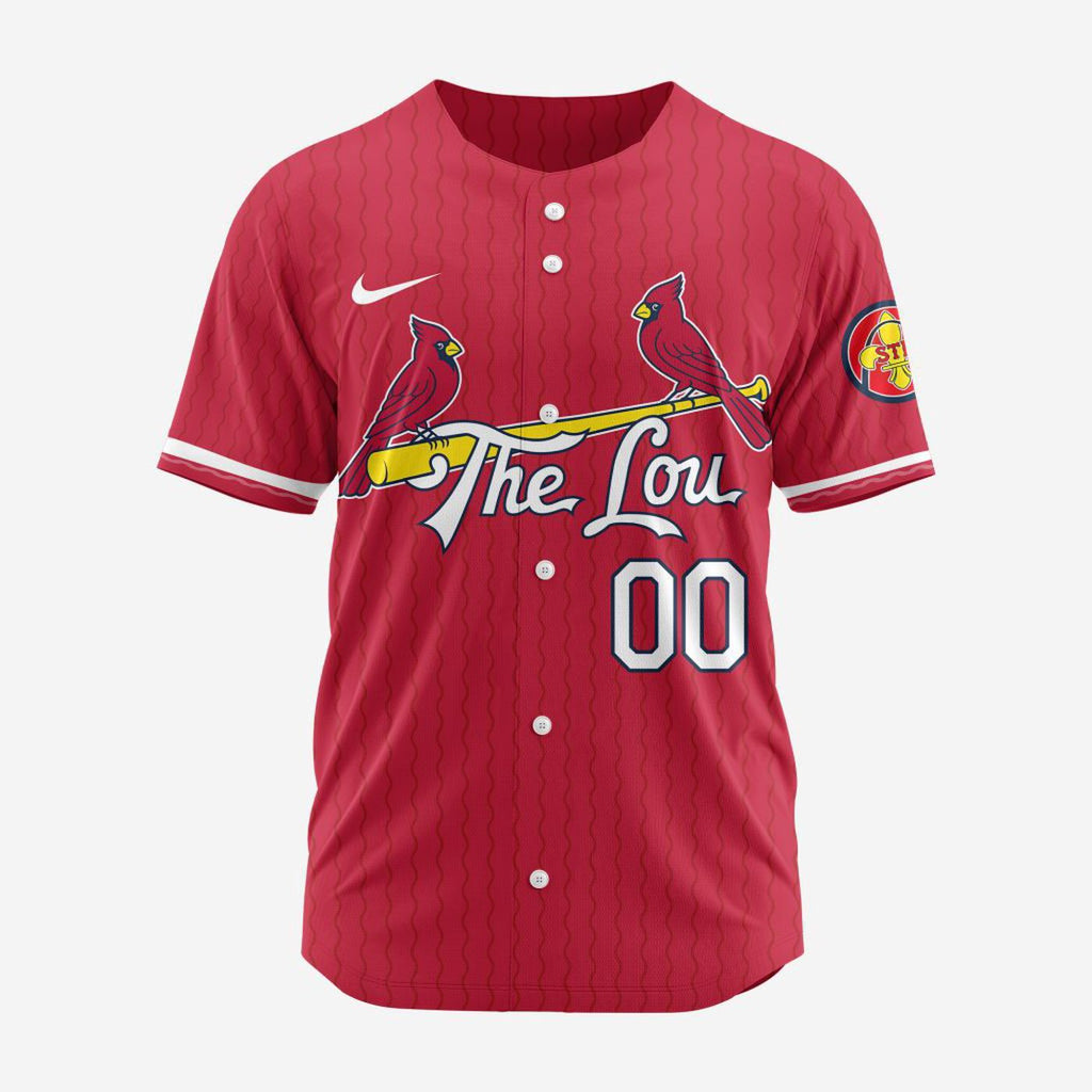 MLB St. Louis Cardinals Personalized 2024 City Connect Baseball Jersey Design - Bafud