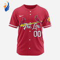 MLB St. Louis Cardinals Personalized 2024 City Connect Baseball Jersey Design - Bafud