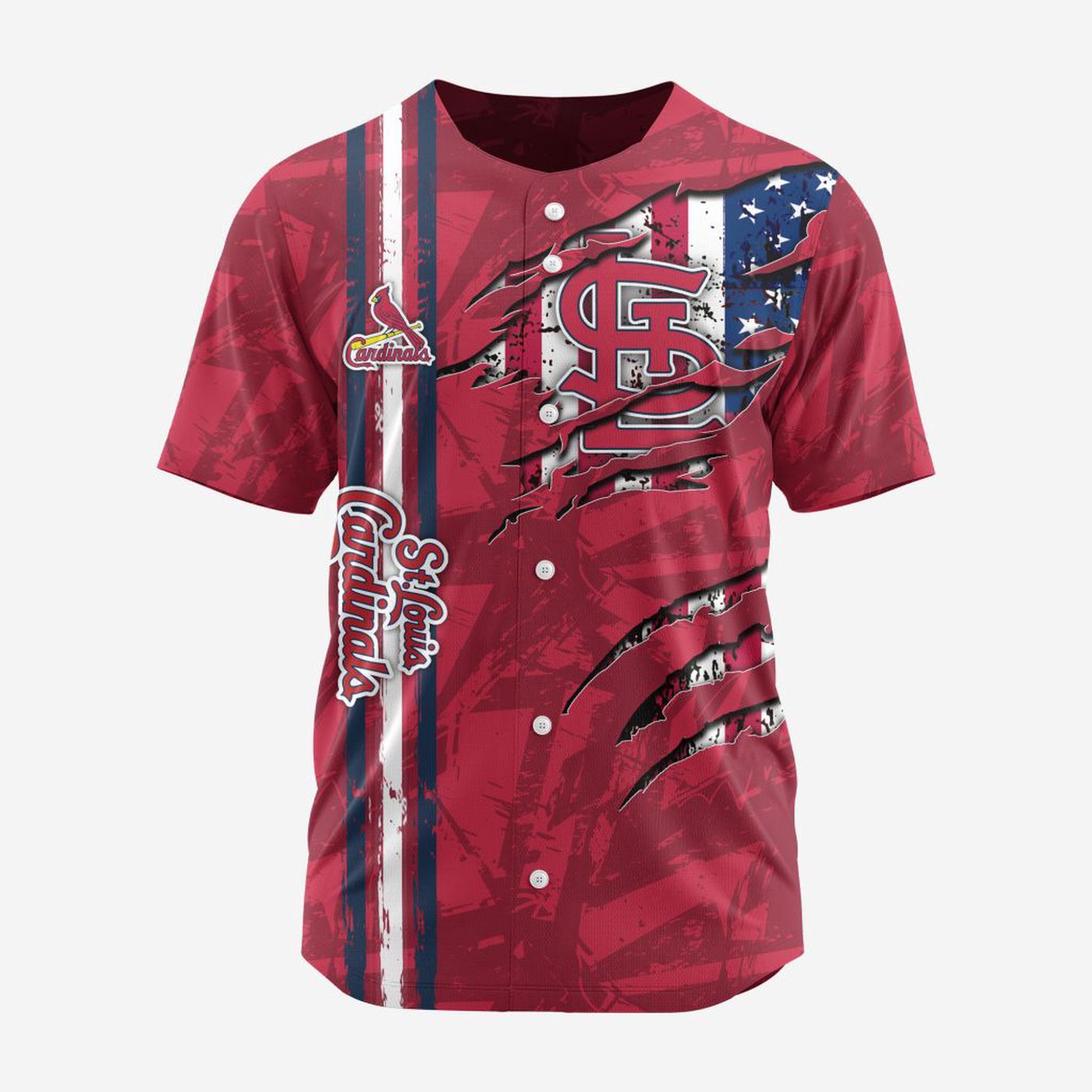 MLB St. Louis Cardinals Special Design Baseball Jersey Gift for Men Women - Bafud