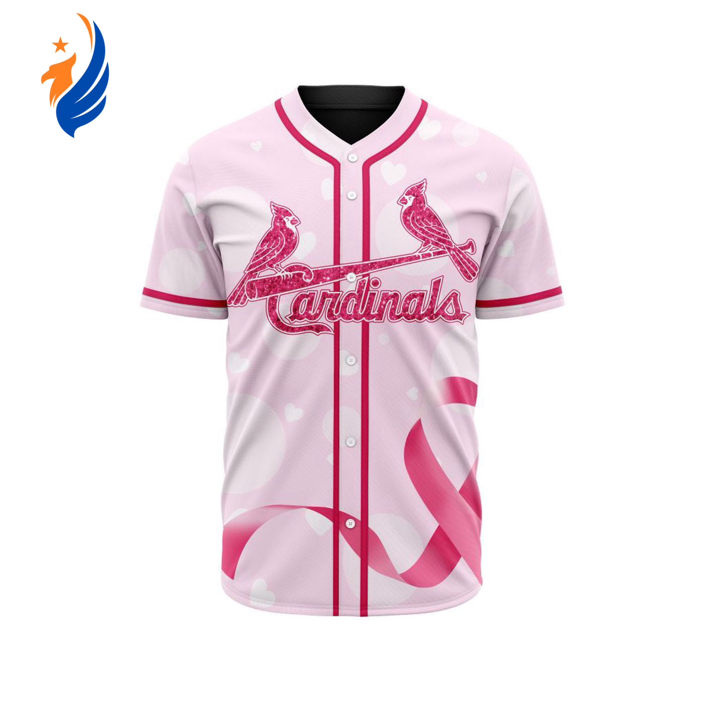 MLB St. Louis Cardinals Special Pink Design Fight Breast Cancer Baseball Jersey Gift for Men Women - Bafud
