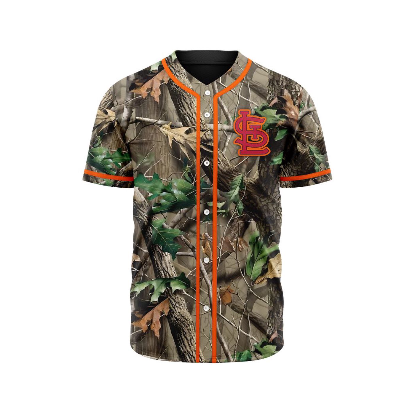 MLB St. Louis Cardinals Special Realtree Camo Hunting Baseball Jersey Gift for Men Women - Bafud