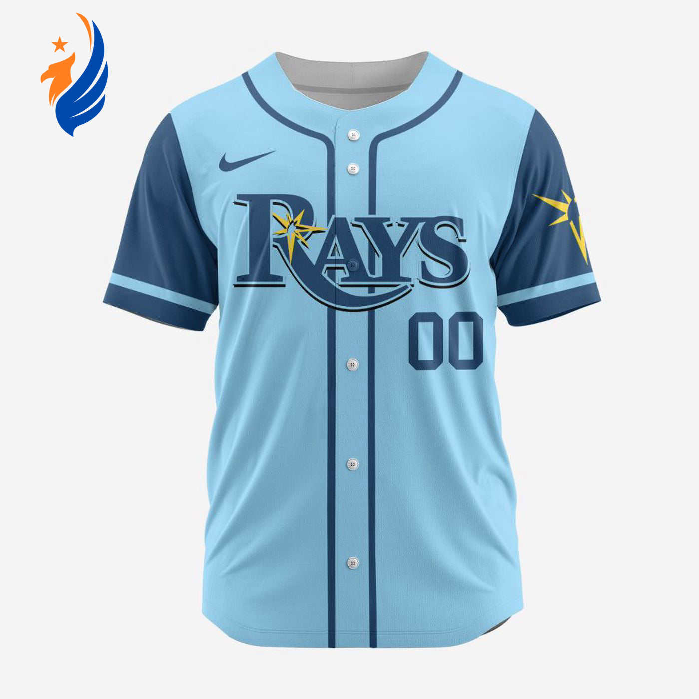 MLB Tampa Bay Rays Personalized Alternate Design Concept Baseball Jersey 2401 - Bafud