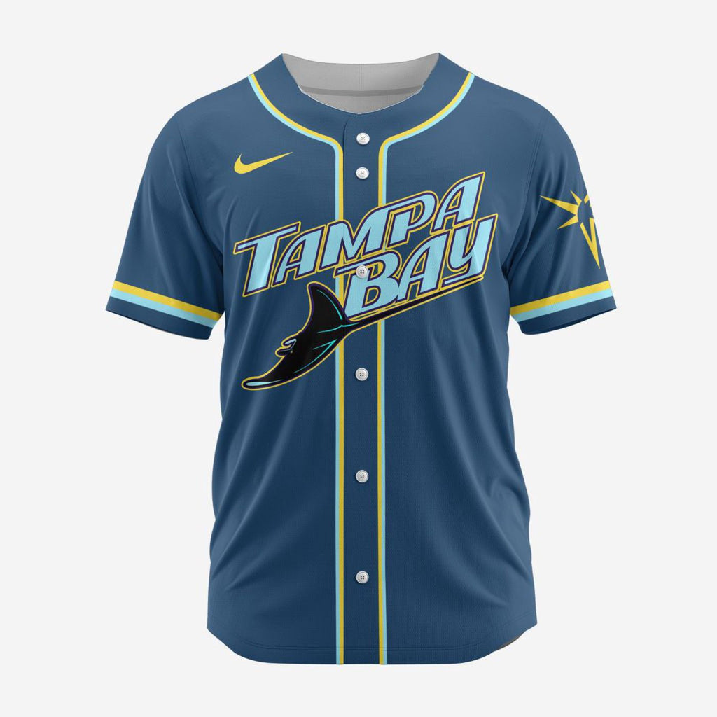 MLB Tampa Bay Rays Personalized Alternate Design Concept Baseball Jersey 2404 - Bafud