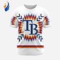 MLB Tampa Bay Rays Special Native Design Baseball Jersey Gift for Men Women - Bafud