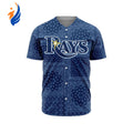 MLB Tampa Bay Rays Special Paisley Design Baseball Jersey Gift for Men Women - Bafud