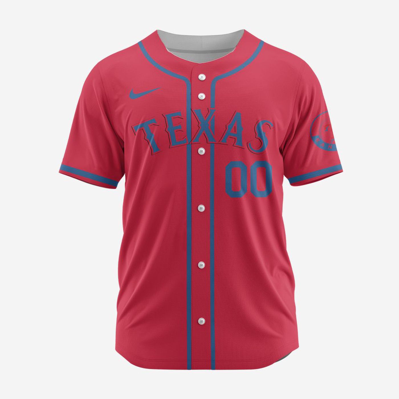 MLB Texas Rangers Personalized Alternate Design Concept Baseball Jersey 2404 - Bafud