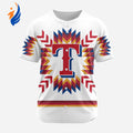 MLB Texas Rangers Special Native Design Baseball Jersey Gift for Men Women - Bafud