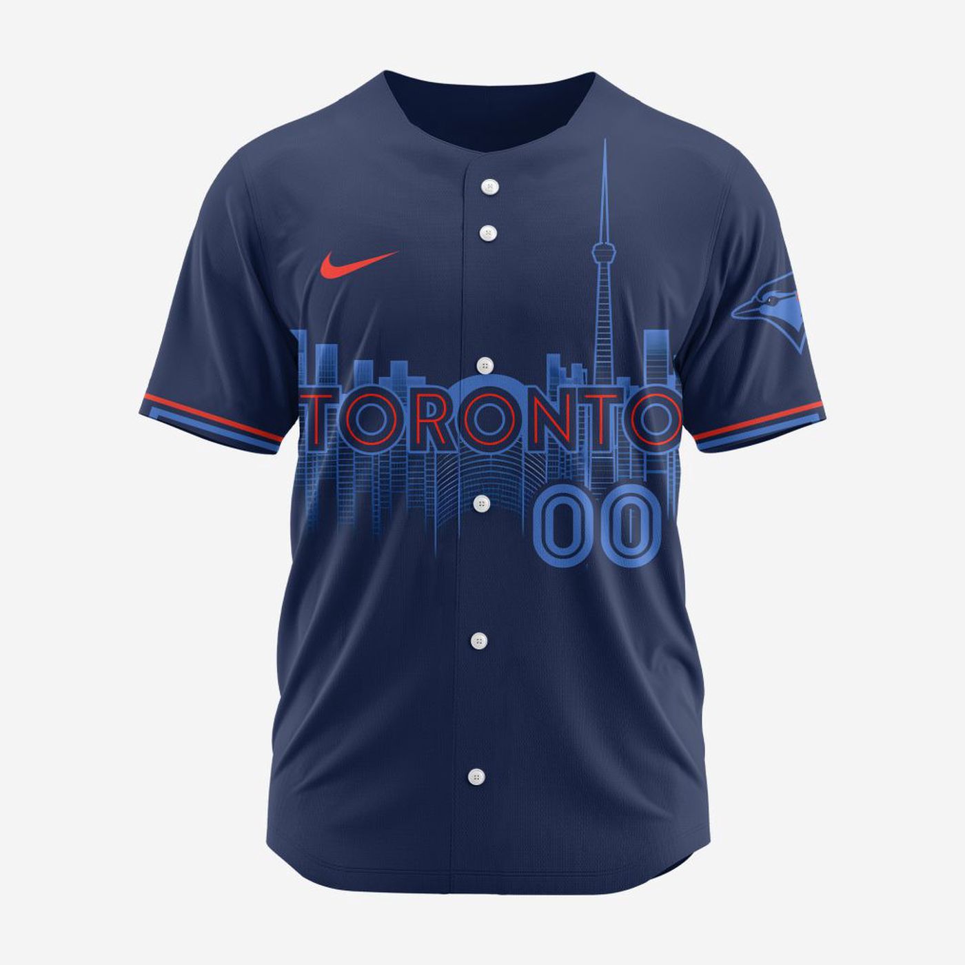 MLB Toronto Blue Jays Personalized 2024 City Connect Baseball Jersey Design - Bafud