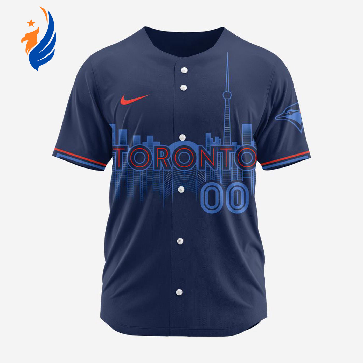 MLB Toronto Blue Jays Personalized 2024 City Connect Baseball Jersey Design - Bafud