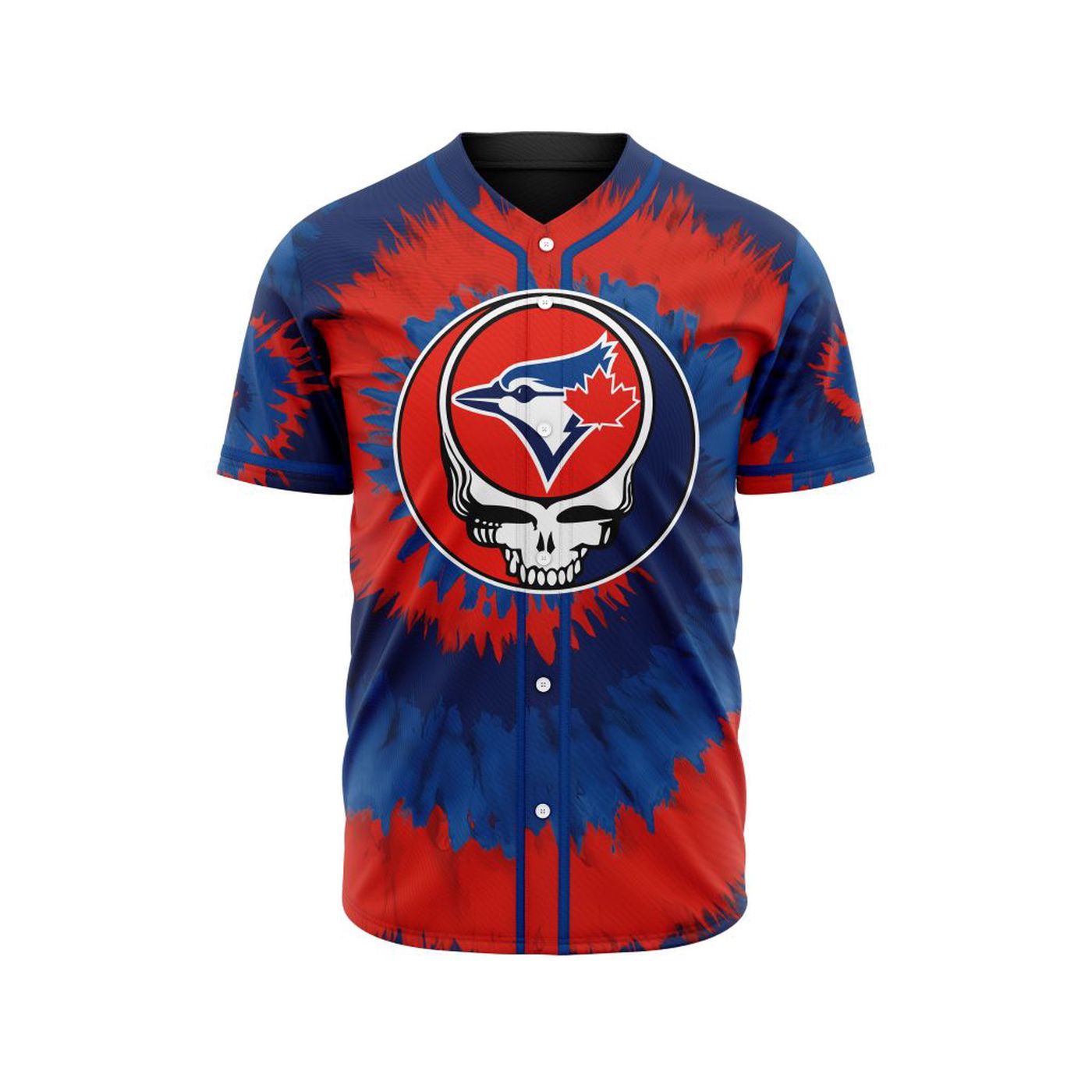 MLB Toronto Blue Jays Special Grateful Dead Design Baseball Jersey Gift for Men Women - Bafud