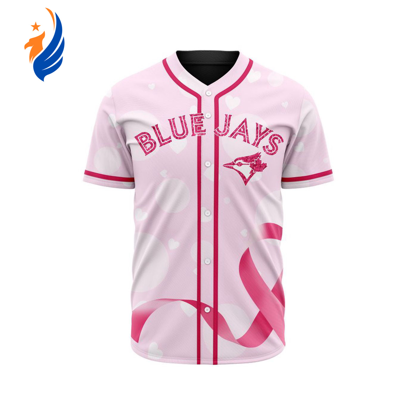 MLB Toronto Blue Jays Special Pink Design Fight Breast Cancer Baseball Jersey Gift for Men Women - Bafud