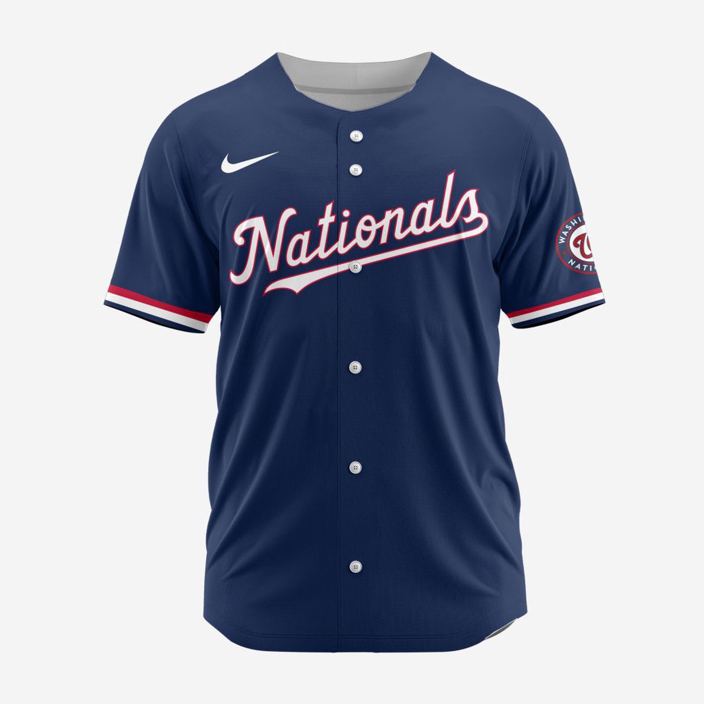 MLB Washington Nationals Personalized Alternate 02 Baseball Jersey - Bafud