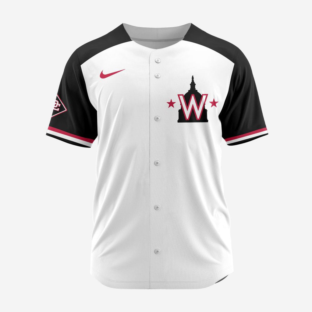 MLB Washington Nationals Personalized Alternate Baseball Jersey - Bafud