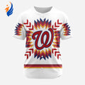 MLB Washington Nationals Special Native Design Baseball Jersey Gift for Men Women - Bafud