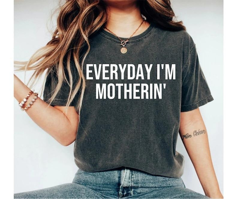 Mom Shirt Funny Mom Funny Mom Shirt Baby Shower Mom Funny Mom Mom Shirt Sayings Funny Mom Shirt Mama OK T-Shirts