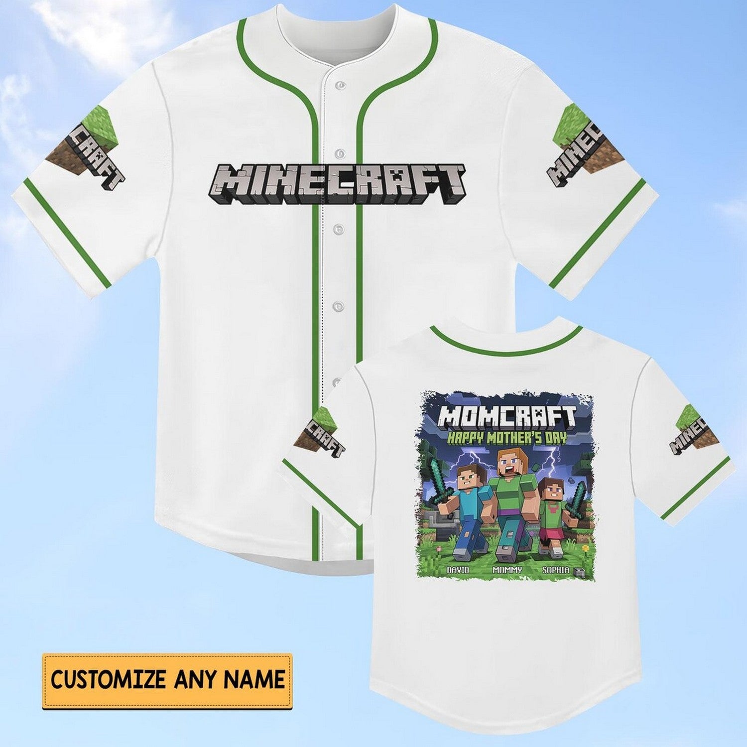 Momcraft Happy Mother's Day Baseball Jersey