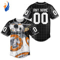 NHL Anaheim Ducks | Specialized Baseball Jersey X BB-8 D Star War - Bafud