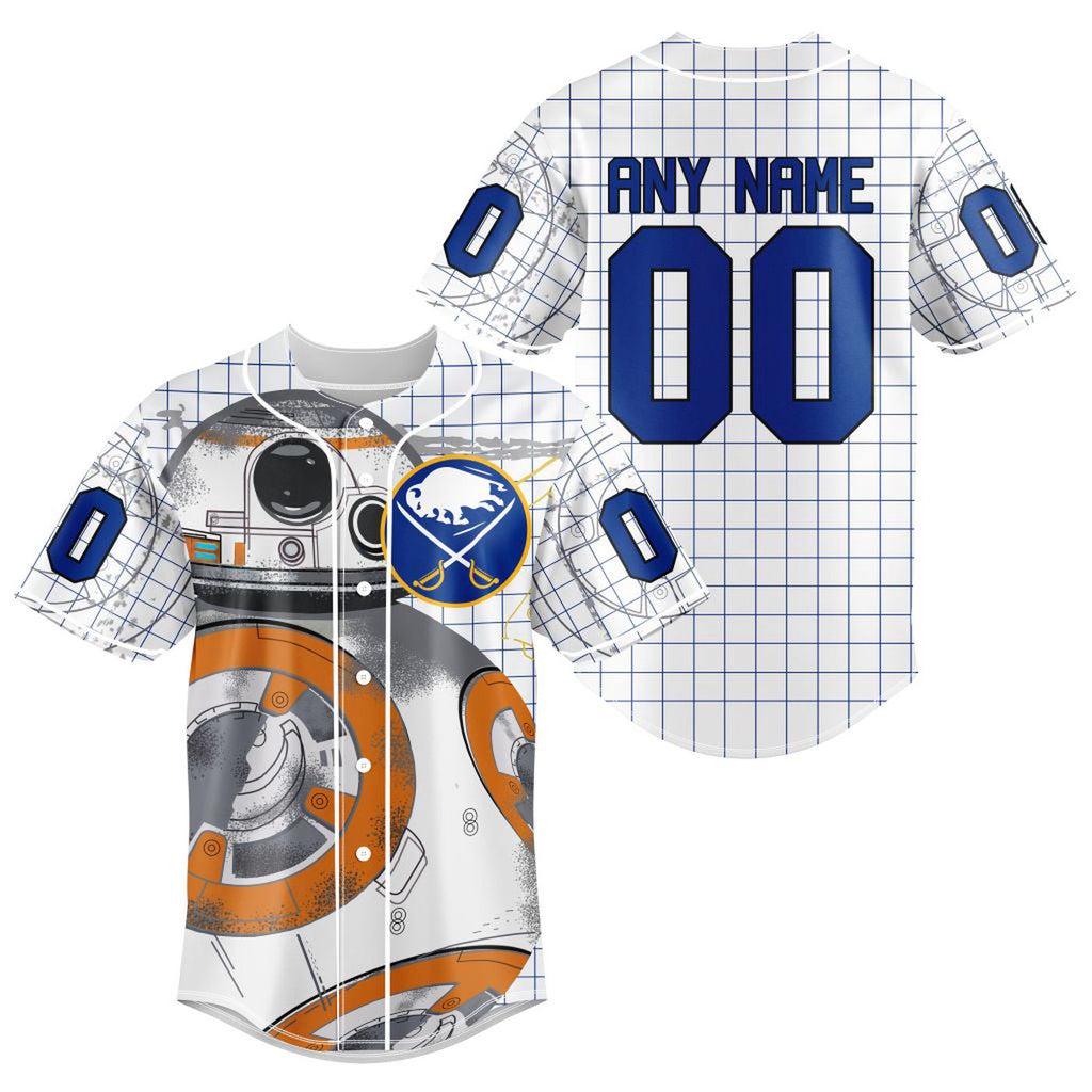 NHL Buffalo Sabres | Specialized Baseball Jersey X BB-8 D Star War - Bafud