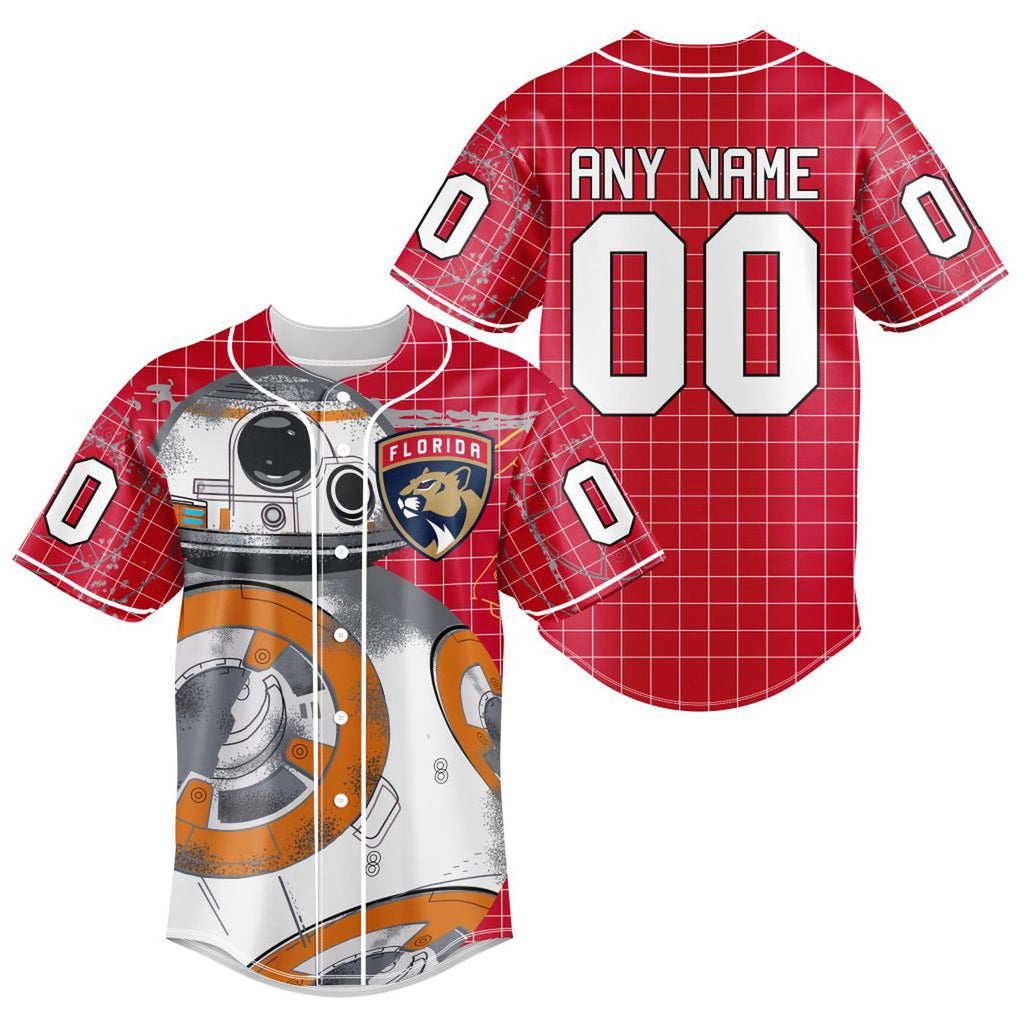NHL Florida Panthers | Specialized Baseball Jersey X BB-8 D Star War - Bafud