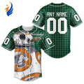 NHL Minnesota Wild | Specialized Baseball Jersey X BB-8 D Star War - Bafud