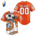 NHL Philadelphia Flyers | Specialized Baseball Jersey X BB-8 D Star War - Bafud