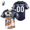 NHL Seattle Kraken | Specialized Baseball Jersey X BB-8 D Star War - Bafud