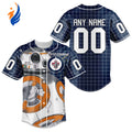 NHL Winnipeg Jets | Specialized Baseball Jersey X BB-8 D Star War - Bafud