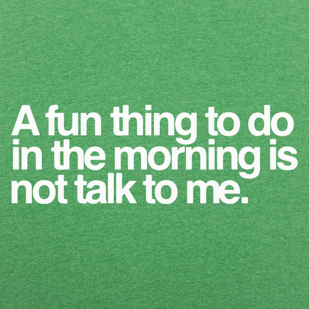 Not Talk To Me