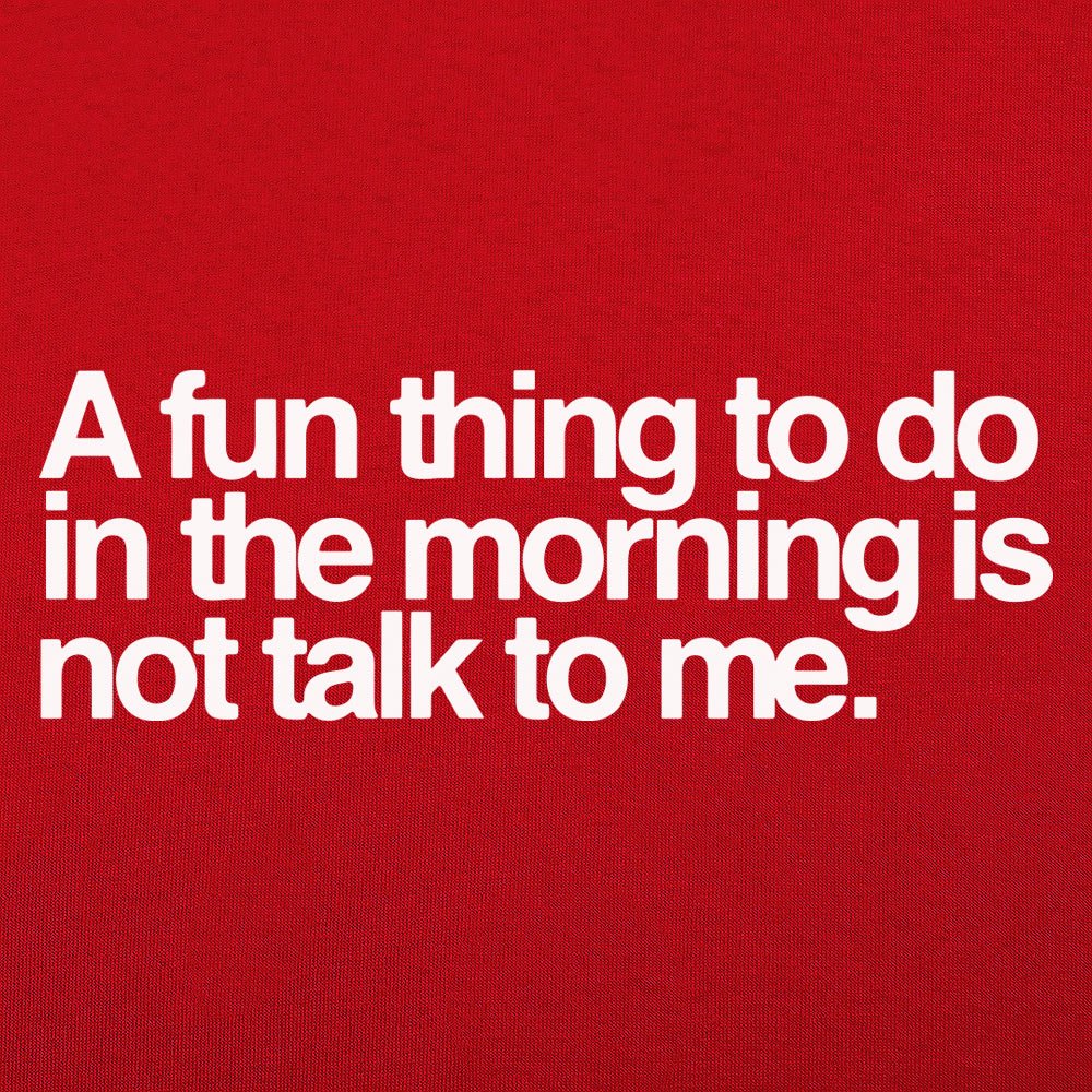 Not Talk To Me