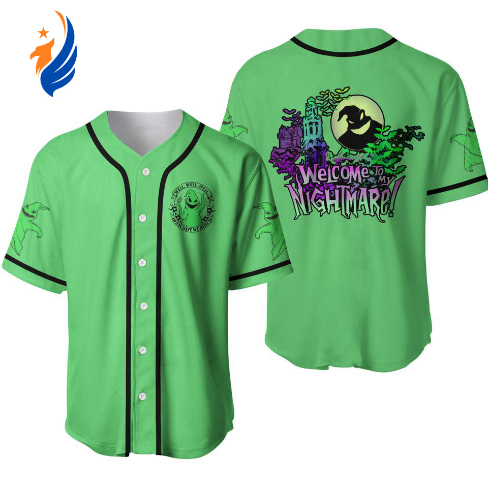 Unleash Your Inner Oogie Boogie with our Baseball Jersey - Perfect for Halloween Fans! - Bafud
