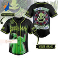 Custom Oogie Boogie Baseball Jersey – Nightmare Before Christmas Shirt Perfect Horror Movie Gift For Him - Bafud