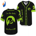 Oogie Boogie Shadow on the Moon Baseball Jersey: Spooky Style for Halloween & Beyond - Bafud