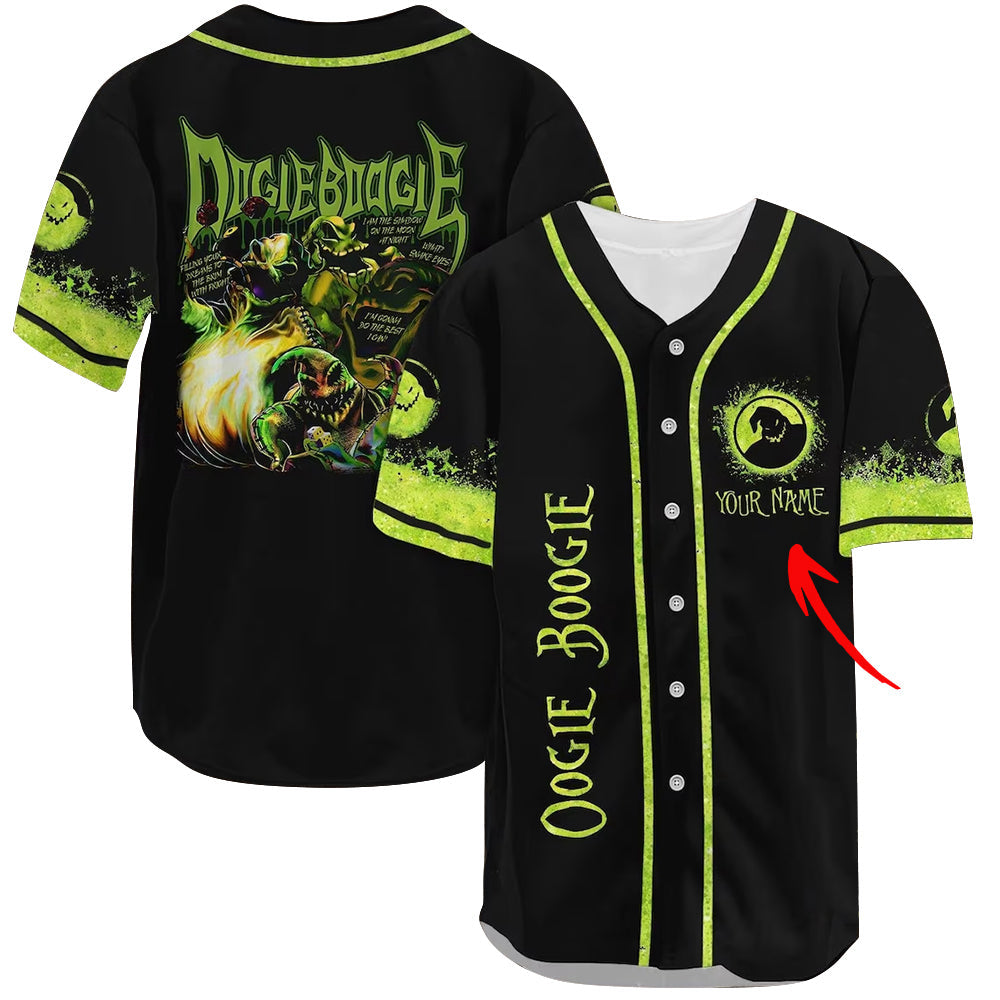 Stand out on the field with a Personalized Boogieman Baseball Jersey - Customizable Unique and High-Quality Gear! - Bafud