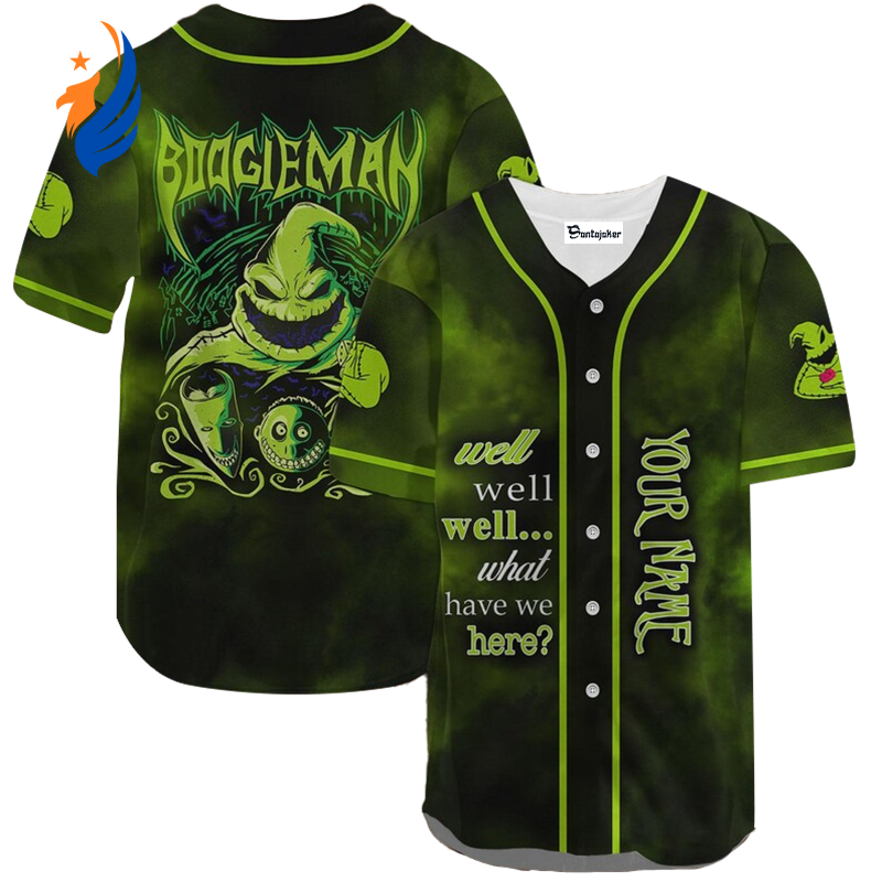 Get Spooked in Style with Personalized Boogieman Well Well Well Baseball Jersey - Bafud