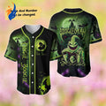 Get Spooky with Personalized Halloween Oogie Boogie Baseball Jersey - Nightmare Before Christmas Horror Shirt - Bafud