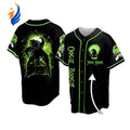 Custom Horror Oogie Boogie Baseball Jersey – Personalized Fearful Style - Bafud