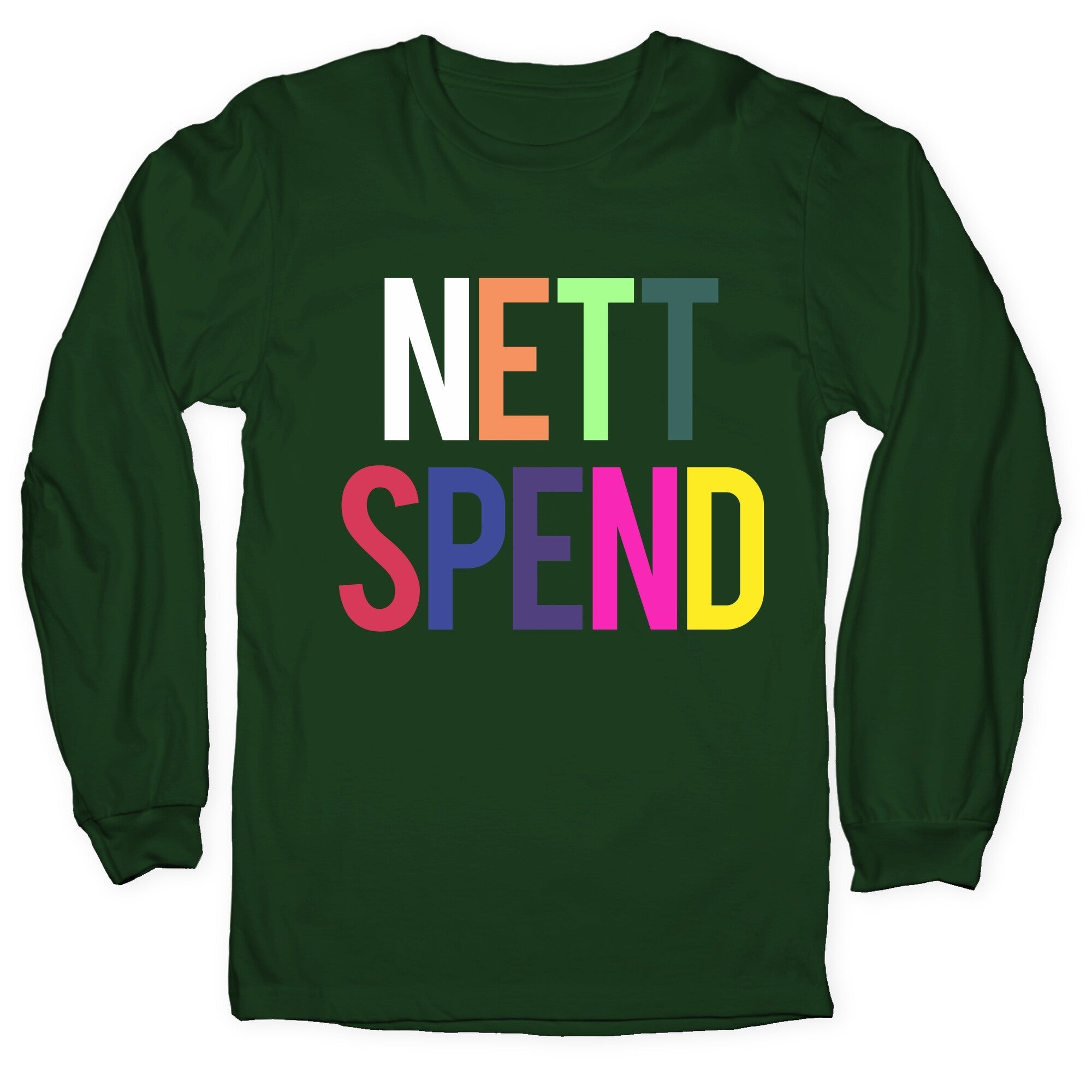 Nett Spend Rainbow Longsleeve Tee